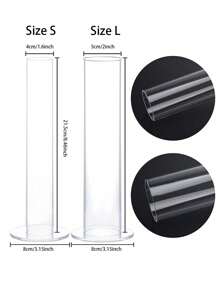 1pc Acrylic Scrunchie Holder Organizer, Hair Accessories Hair Ties Display Stand, Clear Organizer For Bracelets Bangle Watches -Women Teen Girls Gifts, Gift For Back To School