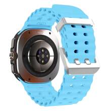 Correa de silicona compatible con Samsung Galaxy Watch Ultra 47 mm, brazalete deportivo suave compatible con Galaxy Ultra 47 mm para hombres y mujeres - para Galaxy 7 Ultra 47mm - Ver 31