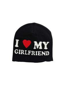 1 件冬季针织帽 - 百搭款式，适合情人节礼物，多种场合，舒适佩戴，时尚情人节礼物