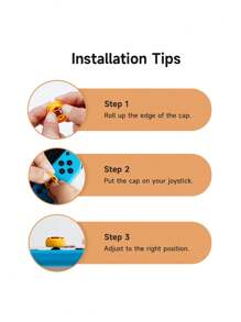 4 nắp đậy ngón tay cái tương thích với Switch / Switch OLED / Switch Lite, nắp đậy cần điều khiển bằng silicon tương thích với bộ điều khiển Switch, phụ kiện tay cầm chơi game - Nhiều màu - Xem 6