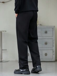 Men's Casual Business Straight Loose Fit Pants