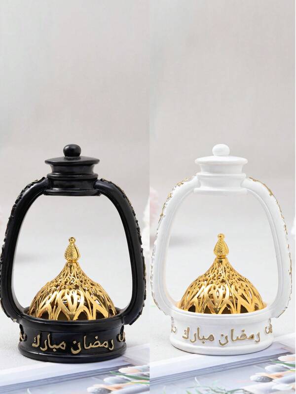 1pc Resin Incense Burner, Arabic Style Incense Burner Decor, Home Decoration, Room Decoration, Party And Festival Decoration, Furniture Accessories E-I-D