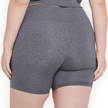 Plus Size Sports Shorts - màu đen - Xem 8