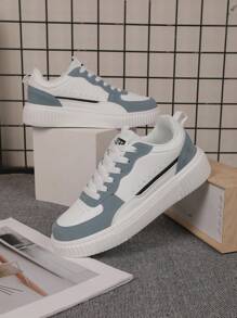 Unisex Lässig Sneaker, bequeme Sportschuhe, geeignet für Jugendliche, Outdoor, Sport, Urlaub, Reisen, Abschlussgeschenke, Geburtstags-Kleideraccesoires, leichte EVA-Sohle, Farbblockdesign