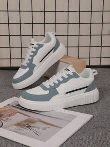 Unisex Lässig Sneaker, bequeme Sportschuhe, geeignet für Jugendliche, Outdoor, Sport, Urlaub, Reisen, Abschlussgeschenke, Geburtstags-Kleideraccesoires, leichte EVA-Sohle, Farbblockdesign