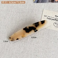 8 件琥珀发夹，适合额头碎发的女性，鳄鱼发夹，侧夹，头带装饰，刘海，发夹，直夹 - 彩色 - 查看 8