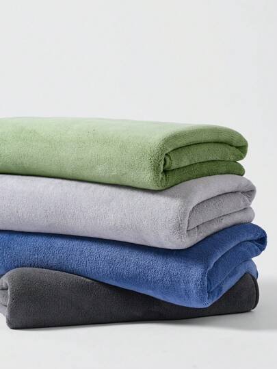 1条加厚绒面纯色轻便毛巾/浴巾，珊瑚绒超细纤维，柔软吸水，家用速干毛巾，吸水性强且不褪色，酒店礼品，成人通用家用日常洗脸浴巾，34*75英寸，1条毛巾或沙滩游泳浴巾，70*140英寸，1条毛巾或90*170英寸加厚浴室浴巾