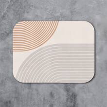 Ovale en vierkante PU-placemat, waterdichte oliebestendige warmte-isolatie, eettafelmat voor thuis