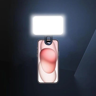 Portable Selfie Fill Light With Clip, Suitable For Phone Camera, Video Conference, 3 Lighting Modes, Rechargeable, Compact, Fit For Laptop/Phone/Tablet/Zoom Call/Makeup, Ideal For Selfie And Live Streaming, Portable Fill Light