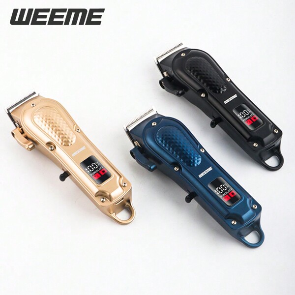 WEEME 1pc Men's Electric Hair Trimmer, 3 Color Options, Ultra Long Battery Life, USB Fast Charging, Comfortable Grip, Portable For Home Or Travel, Perfect Styling