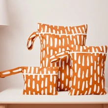 3pcs/Set Wet Bag Reusable Storage Bag With Zipper, Wet Bag For Swimsuits - Multicolor - View 3