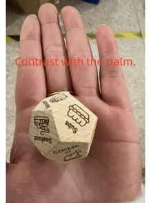 Date Night Dice For Couples Wooden Food Dice,Dice For Her Him Couples Gift Ideas Food Decision Dice Games Birthday Valentines Day Gifts For Boyfriend Girlfriend Men Women Gifts For Wife Husband, What To Watch Decision For Movie Dice, For Him Her Unique Wedding Gifts 12-Sided Design Stocking Stuffers, Anniversary, Valentine's Day - Multicolor - View 6