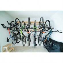 Bike Racks - Mountain Bike Rack - Wall Mounted Bike Storage Solution For Home Garage Or Bike Park - MTBRack-ChromePlated - View 6