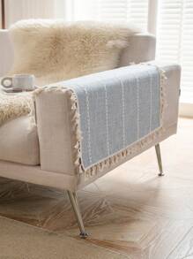 Tokoto 1 chiếc khăn trải bàn nhỏ bằng vải polyester dệt kim Jacquard, có nhiều màu sắc, miếng lót đĩa vuông đơn giản họa tiết sọc Bohemian, khăn ăn, khăn trải bàn thích hợp cho nhà hàng, khách sạn, phòng ngủ, bàn ăn, tủ đầu giường, tủ giày, ghế sofa, giỏ đựng, ngoài trời, trang trí lễ hội, mọi mùa - Nhiều màu - Xem 20
