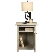 Better Homes & Gardens Modern Farmhouse USB Nightstand, Rustic White Finish - Rustic White - View 9