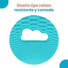 Paquete de 4 sillas infantiles para niños, uso en interior y exterior, ideales para preescolar, resistentes y cómodas, muebles escolares para áreas de juego, clases y actividades educativas - Azul - Ver 8