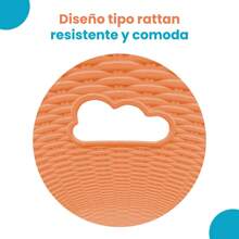 Paquete 4 Sillas Infantil Para Niños Interior Exterior Preescolar - Naranja - Ver 8