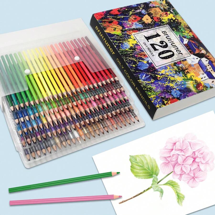 Colored Pencils For Adult Coloring Books, 120-Color Drawing Sketching Shading Pencils, Coloring Pencils For Adults, Artists, Professionals And Colorists - 120 Color Pencils - View 1