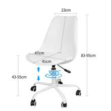 A Black Swivel Chair, Office Chair, Suitable For Office, Study And Living Room