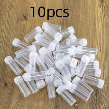 200pcs 0.17oz/5ml Plastic Travel Bottles, 100pcs Sample Jars, 50pcs Portable Pill/Capsule/Medicine Storage Bottles, 10pcs Semi-Transparent Travel Organizer Containers, Holiday Promotion