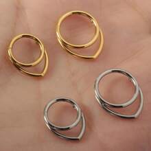 16G Septum Ring Hypoallergenic 316L Stainless Steel Body Piercing Jewelry For Septum/Nose/Cartilage Earring For Women Men - Stainless Steel Body Piercing Jewelry - View 1