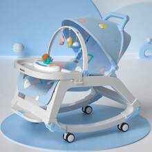 5-In-1 Baby Infant To Toddler Bouncer Rocker Swing Chair Soft Soothing Vibration