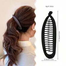 2 kẹp tóc chuối lộn xộn, kẹp tóc uốn sóng, kẹp tóc đuôi ngựa, dụng cụ búi tóc, phụ kiện tóc, kẹp tóc, dây buộc tóc, kẹp tóc, đồ dùng học tập - Nhiều màu - Xem 2