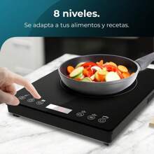 Cecotec Placa de inducción portátil Placa de inducción Full Magma Slim Ctec - Multicolor - Ver 6