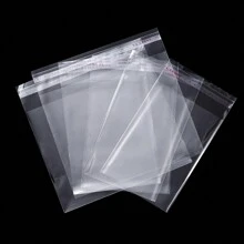 100 piezas/Lote Bolsas selladas transparentes autoadhesivas de plástico OPP para regalos, bolsas y bolsas de empaque de joyería - Bolsa de polipropileno transparente - Ver 2