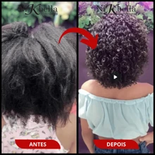 Kit Desprogressiva Ativador Ultra Cachos Instantâneo Transição Capilar - Branco - Visão 3