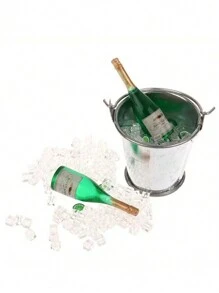 7pcs/Set Mini Dollhouse Accessories - Wine Bottles, Champagne Sets, 1:6/1:12 Scale Miniature Furniture Decorations, Suitable For Halloween/Thanksgiving/Christmas Gifts