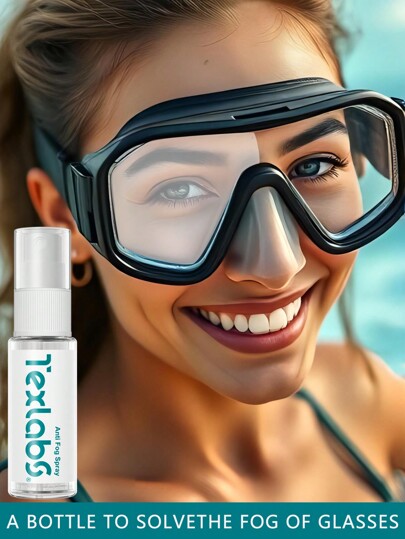 1 peça óculos anti-embaçante spray multifuncional lente de vidro anti-embaçante solução líquida, longa duração transparente, limpador de lentes não destrutivo para óculos de mergulho, óculos, telas, lentes de câmera, celulares, relógios, espelhos de carro ferramenta anti-embaçante