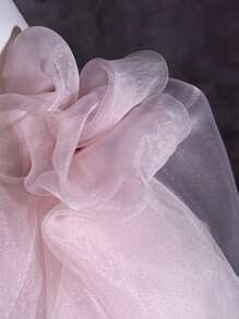 1 Stück seidig weiches Tüll-Organza Gewebe, hohe Dichte, DIY Tüll Rock, Kleid, Hochzeitsdekoration