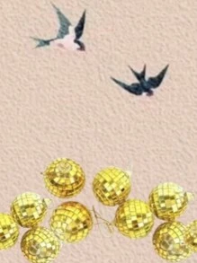 Odblaskowa kula lustrzana dekoracja domu fotografia rekwizyt kula dyskotekowa