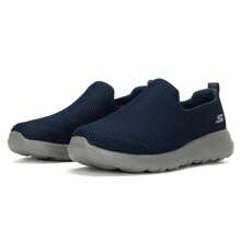 Skechers Athletic Air Mesh Slip On Casual Shoes, Walking Shoes, Lightweight Men's Shoes, Outdoor Travel Walking Shoes 54600-NVGY - Navy Blue/grey - View 3