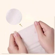 Lot de 100 filtres à vide en papier non tissé, durables, pour accessoires pour ongles, taille personnalisable (bleu, rose, blanc)