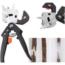 Kit d'outils de greffe de jardin - Sécateurs de taille pour le jardinage, set de ciseaux de jardin pour couper les branches, les vignes et les arbres fruitiers, couteau de greffe et 3 lames de rechange