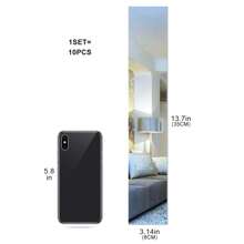 10 piezas de pegatinas de pared de rayas de espejo acrílico, decoración adhesiva extraíble DIY para sala de estar, dormitorio, comedor, baño, alquiler y dormitorio, decoración de pared creativa moderna, pegatinas, decoración de pared, vinilo para decoraciones del hogar, artículos de decoración de primavera para renovar su hogar, pegatinas de decoración de ramas