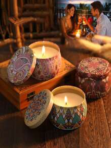 9/8/6/4/1pc Scented Candles Gift Set,Great Gift For Your Mother On Mother's Day, Wedding Souvenirs,Aromatherapy Candles For Home,Candle Present For Men And Women, 120H Long Burning Natural Soy Candles Strong Fragrance Portable Travel Candles Gifts For Birthday Christmas Day Yoga Bath, Valentine's Day Gift