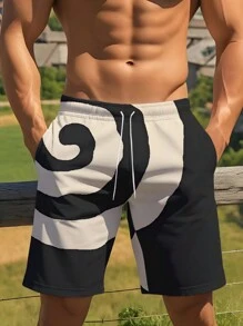 Pantaloni scurți casual de vară pentru bărbați, lejeri, potriviți pentru sporturi în aer liber, confortabili și diversi, modele la modă, versatili și sport, hawaieni