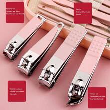 1 Set Of 14-Pcs Modern Stainless Steel Nail & Foot Care Tool Kit, Including Nail Clippers And Grooming Tools, With Portable Storage Case - Unisex Manicure Set, Fragrance-Free, No Electricity Or Battery Required