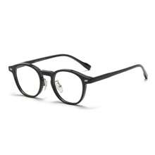 时尚复古小圆框老花镜女士 - 白色 - 查看 5