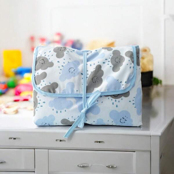 Trocador de Fralda Impermeável Portátil Dois Bolsos