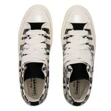 Converse 男士帆布高帮运动鞋，Chuck 70，日常通勤，简约时尚经典休闲鞋，A08764 - 米黃色 - 查看 4