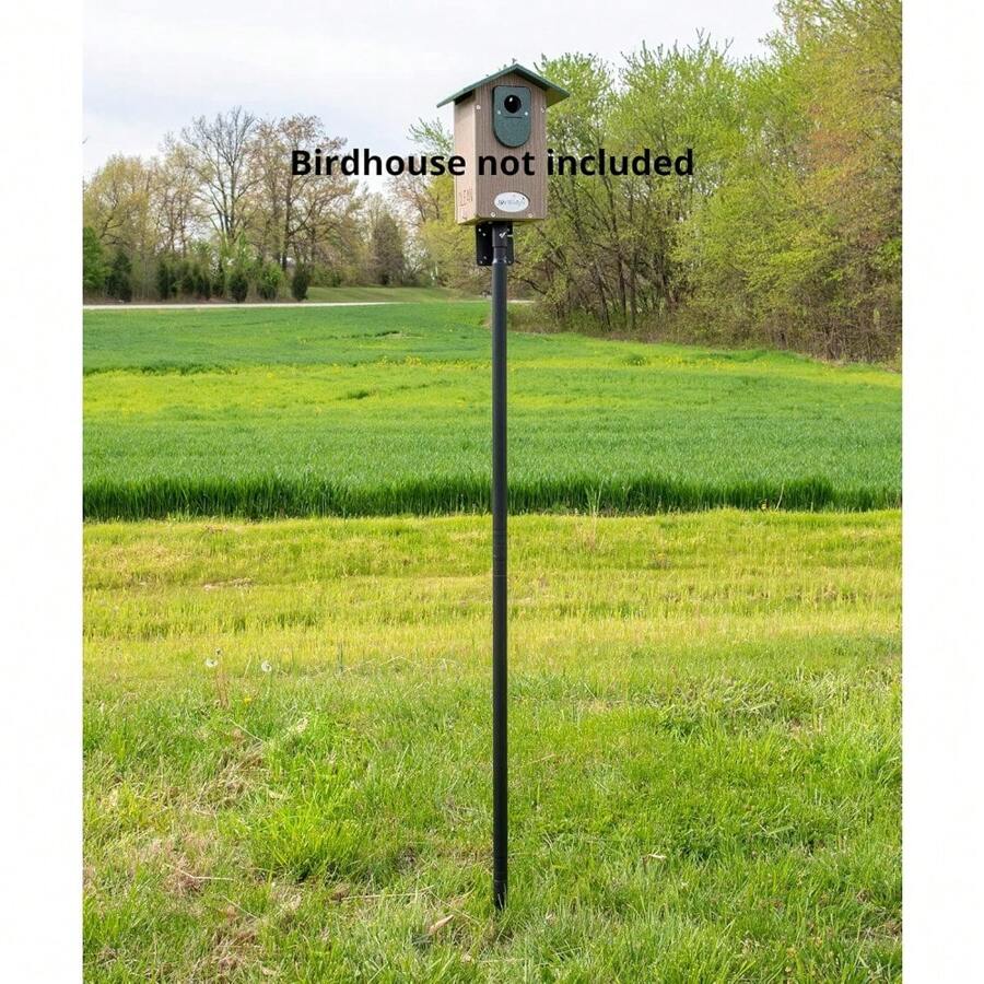 Universal Mounting Pole Kit - Great For Post-Mounted Bird Houses And