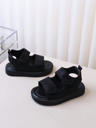 全新儿童夏季凉鞋，男童女童室内户外防滑沙滩鞋，软底幼儿步行鞋