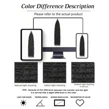 海洋波浪钩针编织发，30 英寸黑色深波浪编织发，适合女性，合成卷曲钩针接发，波浪编织发，波西米亚钩针编织发