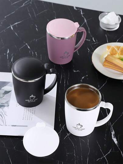 不锈钢旅行杯带防漏盖咖啡杯 - 保温冷热饮料，适合居家、厨房和户外探险，男女通用的生日礼物