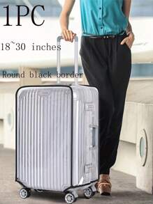 1PC Clear PVC Luggage Cover Case Waterproof Travel Protector Suitcase Covers Transparent Dustproof Trolley Protector For 18 Inch To 30 Inch Luggage Covers Suitcase Protective Cover For Holiday For Vacation Travel Essentials Travel Accessories Bag For School School Accessories School Stuff - Clear - View 13