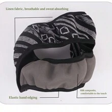 1 pieza Funda para volante bohemia sin forro interior, protector de volante de coche de material de lino, diseño hippie, antideslizante, transpirable, absorbente del sudor, se ajusta a volantes de 14,5-15,2 pulgadas, adecuado para automóviles y SUV del hogar